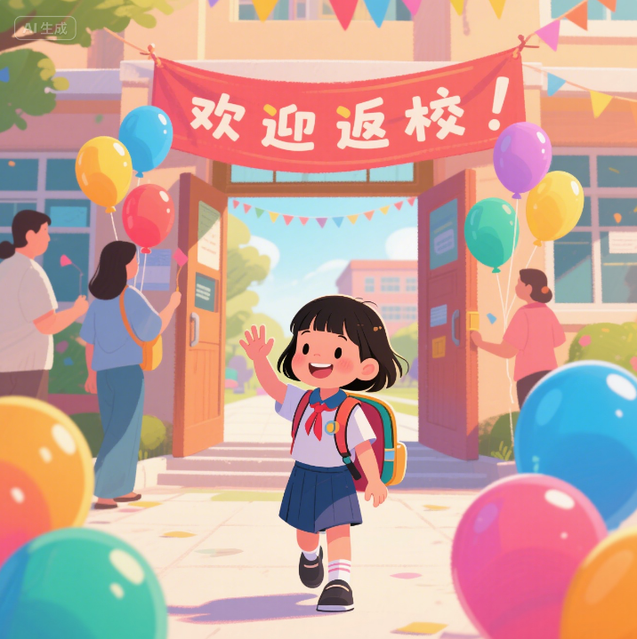 逐夢新程，未來可期！開學季，好好學習，天天向上！